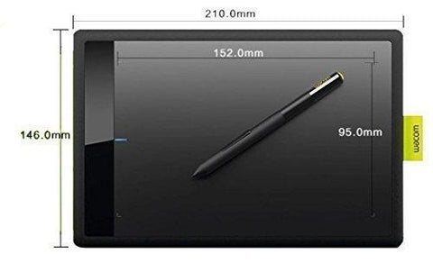 Wacom Bamboo One Drawing Pen Small Tablet CTL471 for Windows Mac including Sketch Drawing Software for Win 10 and Mac