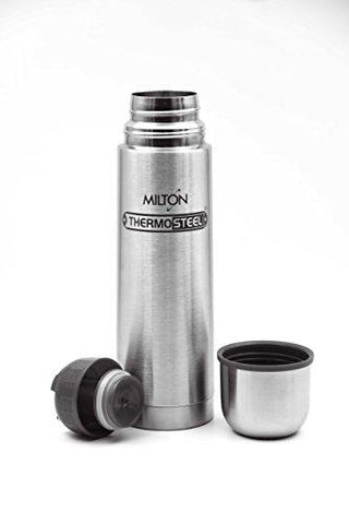 Milton Thermosteel Plain Lid Flask Stainless Steel Plain 500 ml