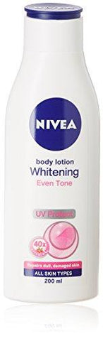 Nivea Body Lotion Whitening Even Tone UV Protect, All Skin Types (200ml)