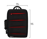 Maxbell 15.6 inch Rectangular Laptop Notebook Bag Backpack Tough Hard Strong for Men Women Unisex (Black and Red) - NEIGHBOUR JOY