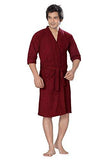 FeelBlue Unisex Combo Bathrobe (Pack of 2) -Maroon - NEIGHBOUR JOY