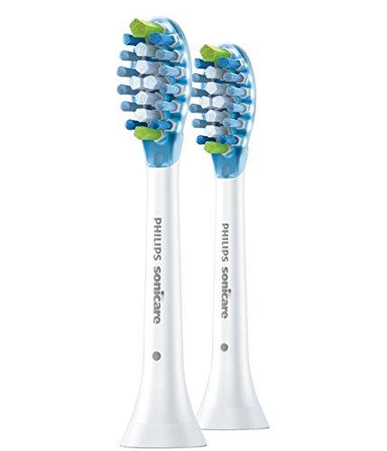 Philips Sonicare Adaptive Clean replacement toothbrush heads, HX9042/64, White 2-count