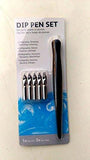 KABEER ART Simply Dip Pen Set with 5 Different Steel Nibs For Calligraphy & Dip Pen Writing - NEIGHBOUR JOY