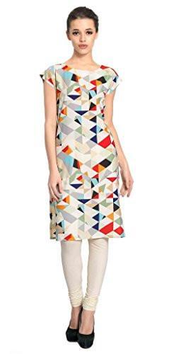 Vaamsi Crepe Digital Printed Kurti(VPK1203_Multi-Coloured_Free Size) - NEIGHBOUR JOY