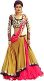 Lehenga Choli (Women's yellow mirror benglory Silk party wear lehenga choli FREE_SIZE) - NEIGHBOUR JOY