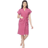 FeelBlue MicroFiber Bathrobes (Magenta Free Size) - NEIGHBOUR JOY