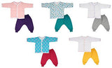 Firststep Unisex Cotton Clothing Set (combo pack-(2-7)--0-6 Months, Multi-Coloured, 0-6 Months) - NEIGHBOUR JOY