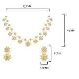 Sukkhi Stylish Gold Plated Collar Necklace set For Women