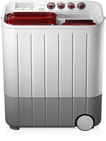 Samsung WT727QPNDMWTL02 Semi-automatic Washing Machine (7.2 kg , Grey and Red) - NEIGHBOUR JOY