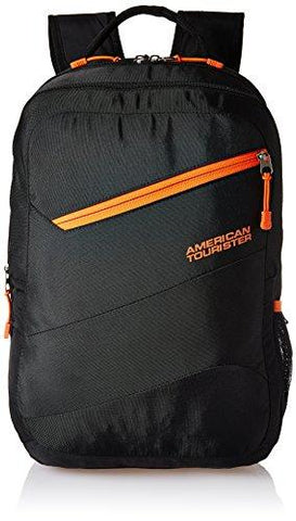 American Tourister Polyester 27 Ltrs Black Laptop Backpack (AMT BOP2017 LAPTOP BKPK5-BLACK) - NEIGHBOUR JOY