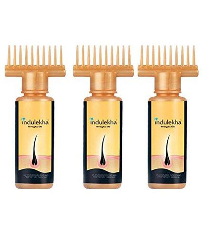 Indulekha Bringha Complete Hair Care Oil 100ml (Pack of 3)