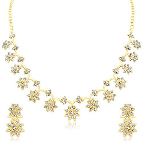 Sukkhi Stylish Gold Plated Collar Necklace set For Women