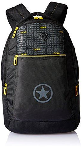 Gear 26 Ltrs Black and Yellow  Laptop Bag (METRO ECO LBP 2) - NEIGHBOUR JOY