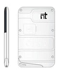 nanotel smart Slimmest 4.5mm Smallest Credit Card Size Lightest Lowest Radiation GSM mobile phone White