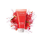 Lakme Blush & Glow Strawberry Gel Face Wash 100 g