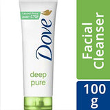 Dove Deep Pure Oil Control Face Wash Cleanser, 100ml