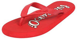 VKC Pride Men's Red Rubber Flip-Flops - 6 UK