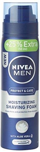 Nivea Men Protect & Care Extra Moisture Shaving Foam - 200 ml with Extra 50 ml