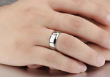 Sorella'z Superman Titanium Ring for Men's (Size 9) - NEIGHBOUR JOY