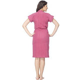 FeelBlue MicroFiber Bathrobes (Magenta Free Size) - NEIGHBOUR JOY