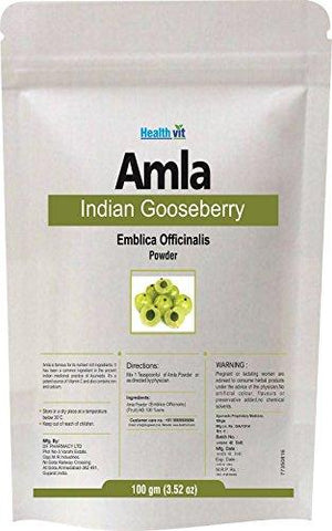 Healthvit Amla /Indian Gooseberry (Emblica Officinalis) Powder-100gms