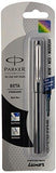 Parker 9000023871 Beta Standard Chrome Trim Ball Pen with New Systemark Refill (Grey) - NEIGHBOUR JOY