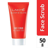 Lakme Blush & Glow Strawberry Face Scrub, 50g