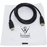 WireSwipe HDMI Male to HDMI Male Cable (Black)