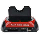 Dual 2.5"/3.5" IDE SATA HDD Hard Drive Disk All In 1 Clone Dock Docking Station - NEIGHBOUR JOY