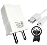 MIMOB 100% Original Micromax Yu YTC15C01 1.5A Fast Wall Home Travel Charger (WHITE) with USB Data Cable for All Micromax & Yu Yureka , Yuphoria, Yunicorn Phones - NEIGHBOUR JOY