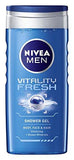 Nivea for Men Vitality Fresh Shower Gel, 250ml