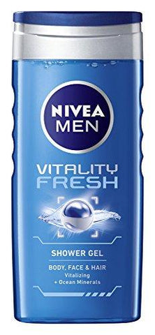 Nivea for Men Vitality Fresh Shower Gel, 250ml