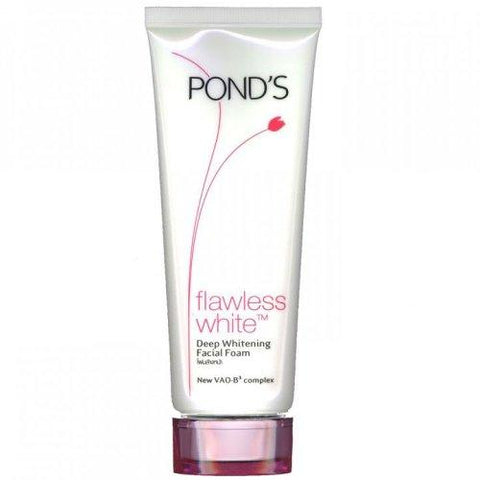 Ponds Flawless White Facial Foam, 100g (Pack of 2)