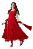 dress material for women(brasso_red08_freesize) - NEIGHBOUR JOY