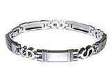 Gemshop Factorywala Silver Plated Chain Bracelet For Mens - NEIGHBOUR JOY