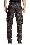 Vbirds Dark Black Men's Cotton Cargo Pants