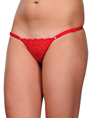 Urbaano Brazilo Women's Thong Panty (Red)