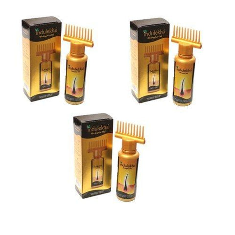 3 x Indulekha Bringha Complete Hair Care Oil 100ml