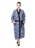 Switchon Cotton printed free size Bathrobe