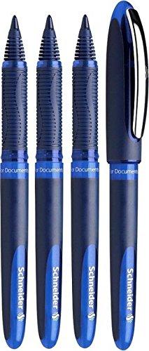 Schneider 0.6mm One Business Roller Ball Pen - Pack of 4 Blue 183003 - NEIGHBOUR JOY