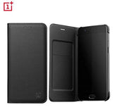 ikazen Ultra Thin Premium Smart Leather Flip Cover for OnePlus 5 (1+5) (Black) - (auto sleep / awake) - NEIGHBOUR JOY