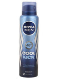 Nivea Cool Kick 48 Hour Deodorant For Men, 150ml