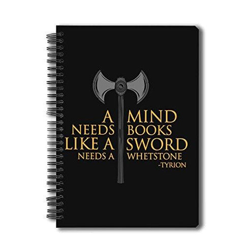 Redwolf Official "Game Of Thrones " - Mind Need Books - Notebook , licensed by HBO (Home Of Box Office) , USA - NEIGHBOUR JOY