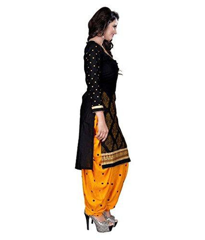 Buy MIZZIFIC Women's Cotton Blend Bandhani Dress Material  (BanarasiDollorNew-Peach) at Amazon.in
