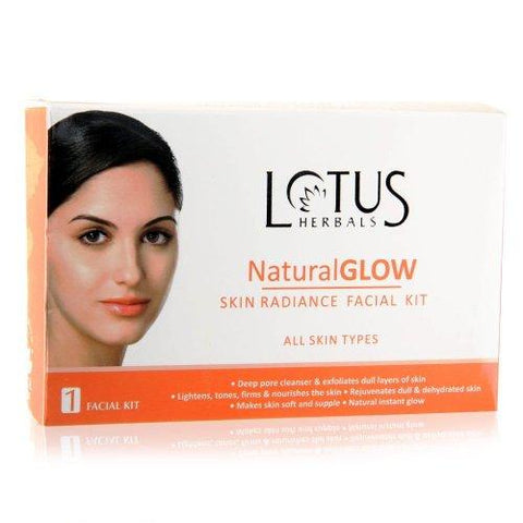 Lotus Herbals Natural Glow Kit Skin Radiance 1 Facial Kit