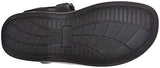 Paragon Men's Black PU Sandals (7) - NEIGHBOUR JOY