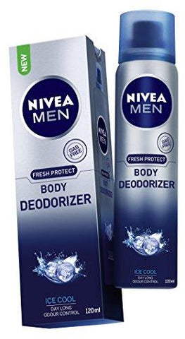 Nivea Men Fresh Protect Body Deodorizer Ice Cool, 120ml