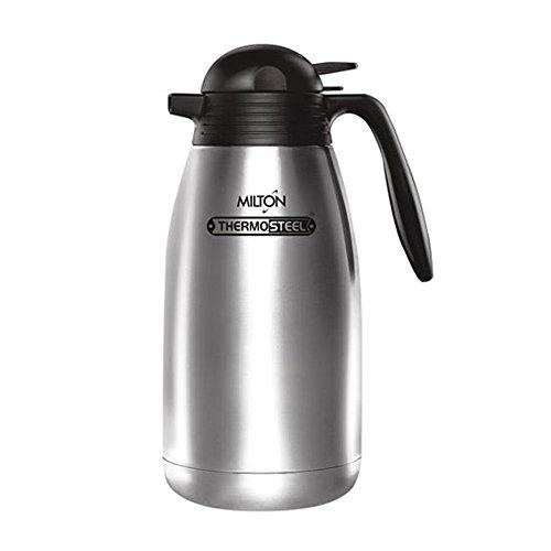 Milton Thermosteel Carafe Flask, 2 Litres, Silver (2000_STEEL)