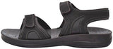 Paragon Men's Black PU Sandals (7) - NEIGHBOUR JOY