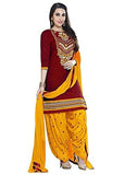 Dresses for women party wear Designer Dress Material Today offers buy online in Low Price Sale Multi Color Poly Cotton Fabric Free Size Salwar Suit Material - NEIGHBOUR JOY